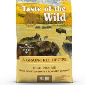 Taste of the Wild High Prairie Grain-Free Dry Dog Food, 28-lb Bag