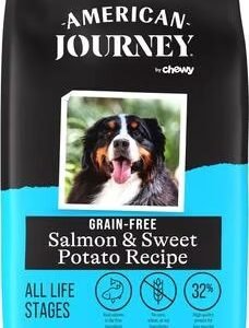 American Journey Grain-Free Salmon & Sweet Potato Recipe Dry Dog Food, 24-lb Bag